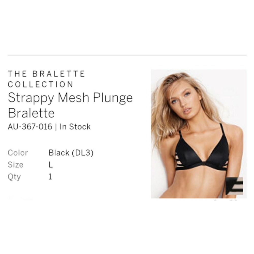 Victoria's Secret Black Bralette